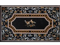 A rectangular italian pietra dura tabletop 90 x 150 cm. (35.42 x 59.04 in.)