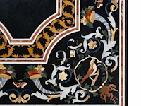 A rectangular italian pietra dura tabletop 90 x 150 cm. (35.42 x 59.04 in.) - afbeelding 4 van  5