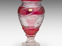 A regina paola val-saint-lambert vase, designed by jacques royen, n° 65/300 37 cm. (14.57 in.)