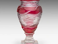 A regina paola val-saint-lambert vase, designed by jacques royen, n° 65/300 37 cm. (14.57 in.) - afbeelding 2 van  7