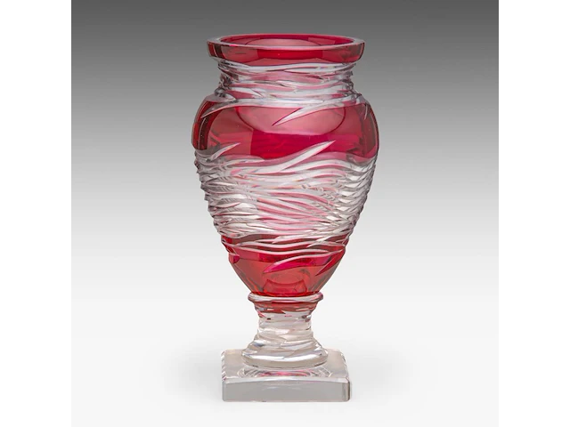A regina paola val-saint-lambert vase, designed by jacques royen, n° 65/300 37 cm. (14.57 in.) - afbeelding 3 van  7