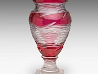 A regina paola val-saint-lambert vase, designed by jacques royen, n° 65/300 37 cm. (14.57 in.) - afbeelding 4 van  7