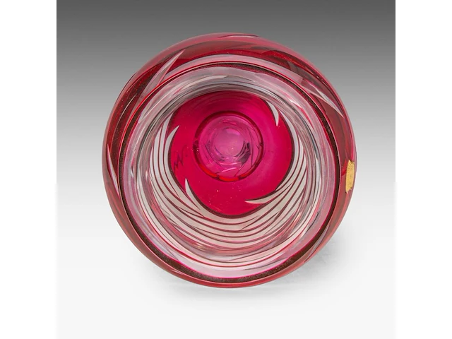 A regina paola val-saint-lambert vase, designed by jacques royen, n° 65/300 37 cm. (14.57 in.) - afbeelding 5 van  7