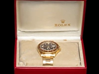 A rolex gmt-master, ref. 16758, 18ct yellow gold with brown dial and bezel - afbeelding 3 van  14