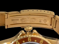 A rolex gmt-master, ref. 16758, 18ct yellow gold with brown dial and bezel - afbeelding 9 van  14