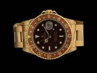 A rolex gmt-master, ref. 16758, 18ct yellow gold with brown dial and bezel - afbeelding 10 van  14