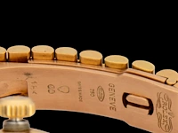A rolex ladies datejust 26, ref. 69178, 18ct yellow gold and diamonds, presidential bracelet - afbeelding 6 van  10