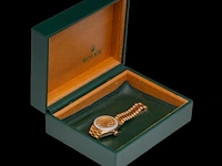 A rolex ladies datejust 26, ref. 69178, 18ct yellow gold and diamonds, presidential bracelet - afbeelding 10 van  10