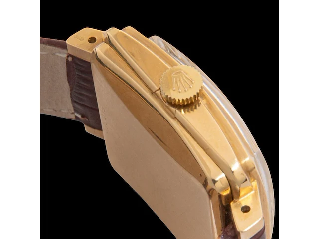 A rolex oyster perpetual, ref. 4643, 18ct yellow gold, 1953 - afbeelding 9 van  10