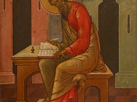 A russian orthodox icon of matthew the apostle, 19thc 35.5 x 26.5 cm. (13.98 x 10.42 in.) - afbeelding 4 van  4