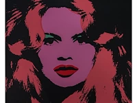 A series of four screenprints of brigitte bardot after andy warhol (1928-1987) 91 x 91 cm. (35.82 x 35.82 in.) - afbeelding 6 van  9