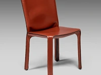 A set of 4 leather cab chairs by mario bellini for cassina 83 x 45 x 48 cm. (32.67 x 17.71 x 18.89 in.) - afbeelding 4 van  11