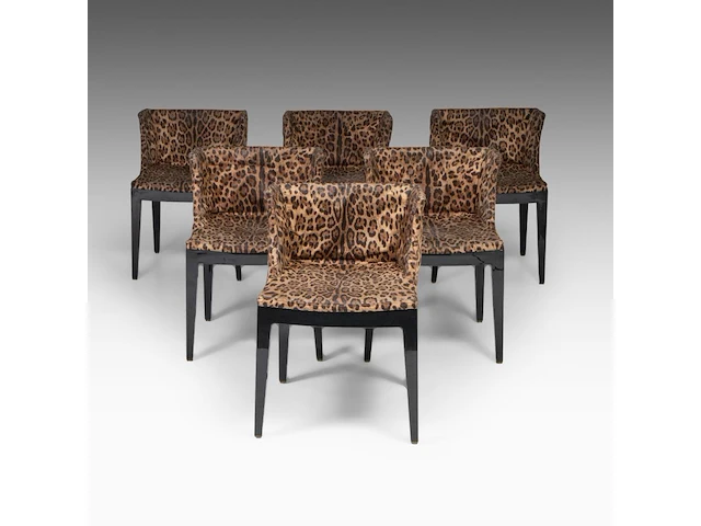 A set of 6 'mademoiselle' chairs by philippe starck for kartell, italy, 2003, h 80 - w 53 cm - afbeelding 15 van  21