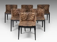 A set of 6 'mademoiselle' chairs by philippe starck for kartell, italy, 2003, h 80 - w 53 cm - afbeelding 15 van  21