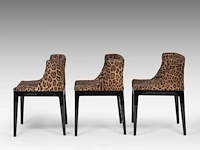 A set of 6 'mademoiselle' chairs by philippe starck for kartell, italy, 2003, h 80 - w 53 cm - afbeelding 17 van  21