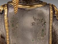 A set of four gilt and silver-plated musketeers by piero benzoni (1938) 23 cm. (9.06 in.) - afbeelding 9 van  10