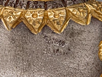 A set of four gilt and silver-plated musketeers by piero benzoni (1938) 23 cm. (9.06 in.) - afbeelding 10 van  10