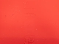 A set of six red .03 stacking chairs by maarten van severen for vitra 79 x 43 x 49 cm. (31.10 x 16.92 x 19.28 in.) - afbeelding 7 van  9