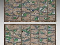 A set of two japanese six-panel byobu folding screens, 'the tale of genji', meiji period (early 20thc), 353 x 153 cm (one screen) - afbeelding 5 van  11