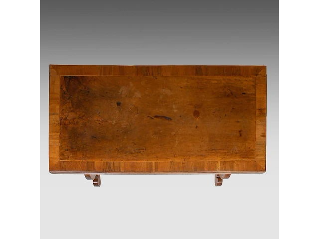 A spanish baroque style walnut trestle table, 19thc 80 x 177 x 88 cm. (31 1/2 x 69.68 x 34.64 in.) - afbeelding 7 van  7
