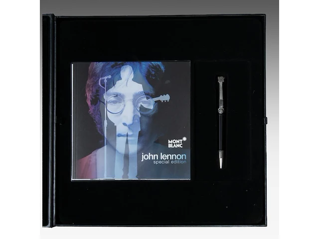 A special edition john lennon montblanc ballpoint pen, in the original case the case: 33 x 33 x 5 cm. (12.99 x 12.99 x 1.97 in.) - afbeelding 3 van  8