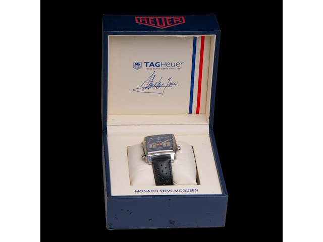 A tag heuer monaco calibre 11, ref. caw211p, steel automatic wristwatch - afbeelding 2 van  11