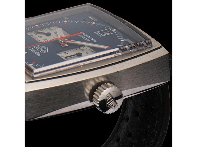 A tag heuer monaco calibre 11, ref. caw211p, steel automatic wristwatch - afbeelding 7 van  11