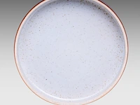 A tenmoku/jian ware style glazed stoneware lidded jar, marked 'denmark', h 22 - ø 22 cm - afbeelding 8 van  8