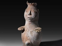 A terracotta nana densu legba torso figure, fon people, benin 50 cm. (19.67 in.)