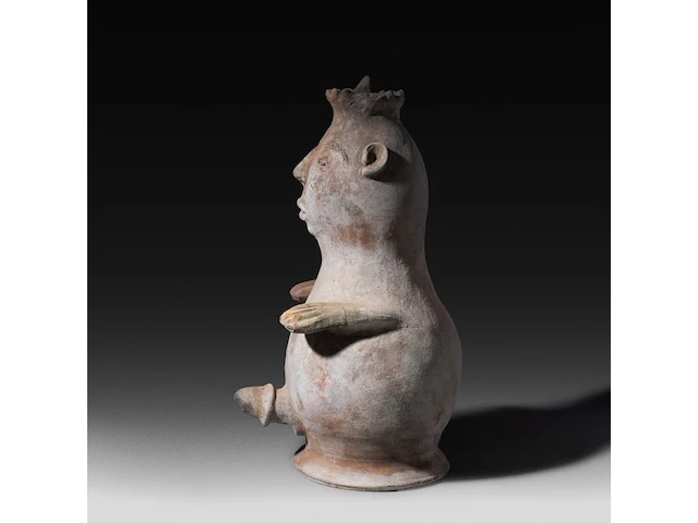 A terracotta nana densu legba torso figure, fon people, benin 50 cm. (19.67 in.) - afbeelding 2 van  6