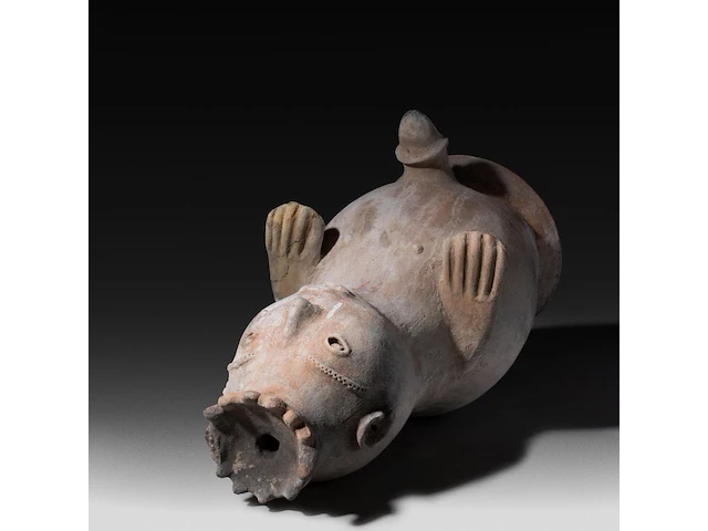 A terracotta nana densu legba torso figure, fon people, benin 50 cm. (19.67 in.) - afbeelding 4 van  6