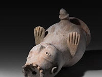A terracotta nana densu legba torso figure, fon people, benin 50 cm. (19.67 in.) - afbeelding 4 van  6