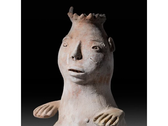 A terracotta nana densu legba torso figure, fon people, benin 50 cm. (19.67 in.) - afbeelding 6 van  6
