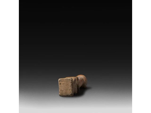 A terracotta phallic figure, excavated in afghanistan, h 20 cm - afbeelding 4 van  4