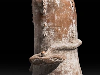 A terracotta three-headed nana densu legba torso figure, fon people, benin 37 cm. (14.57 in.) - afbeelding 6 van  6