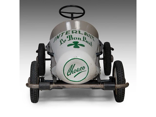 A torck 'koersmodel' pedal car for 'interlait', 1957-1960, parc-école verviers - 1960 71 x 150 x 77 cm. (27.94 x 59.04 x 30.30 in.) - afbeelding 2 van  7
