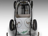 A torck 'koersmodel' pedal car for 'interlait', 1957-1960, parc-école verviers - 1960 71 x 150 x 77 cm. (27.94 x 59.04 x 30.30 in.) - afbeelding 7 van  7