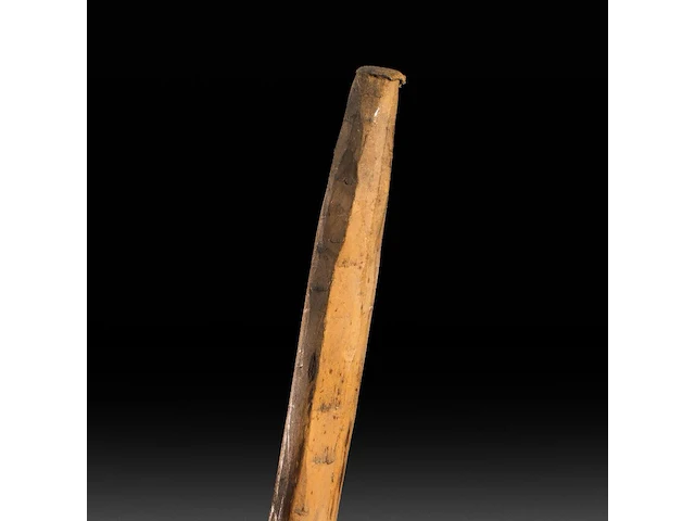 A various collection of carved wooden folk walking sticks with phallic handles - afbeelding 4 van  13
