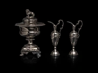 A various collection of silver tableware, h 3 - 32 cm, total weight: 3624 g - afbeelding 12 van  22