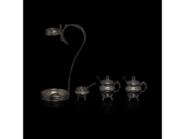 A various collection of silverware, total weight: 2904 g - afbeelding 8 van  9