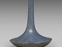 A very large blue glazed vase by rogier vandeweghe (1923-2020) for amphora, 1962 46 cm. (18.10 in.) - afbeelding 2 van  6