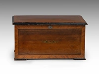 A victorian musical animation box with butterfly strikers, ca. 1900 30 x 57 x 34.5 cm. (11.81 x 22.44 x 13.58 in.) - afbeelding 4 van  7