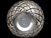 A vintage '60s silver-plated pineapple cooler by mauro manetti for lega peltro, firenze 25.5 cm. (10.03 in.) - afbeelding 6 van  7