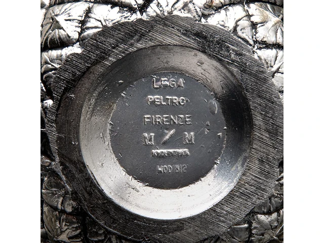 A vintage '60s silver-plated pineapple cooler by mauro manetti for lega peltro, firenze 25.5 cm. (10.03 in.) - afbeelding 7 van  7