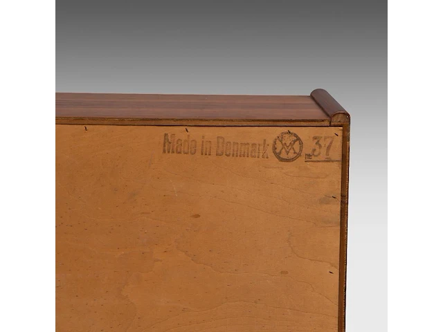 A vintage danish design teak secretary desk by anders wahl iversen, mid-century 109 x 85 x 44 cm. (42.90 x 33.46 x 17.32 in.) - afbeelding 2 van  10