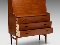A vintage danish design teak secretary desk by anders wahl iversen, mid-century 109 x 85 x 44 cm. (42.90 x 33.46 x 17.32 in.) - afbeelding 5 van  10