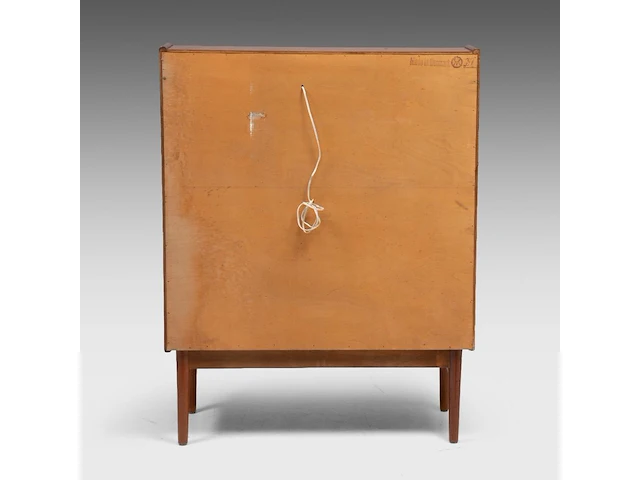 A vintage danish design teak secretary desk by anders wahl iversen, mid-century 109 x 85 x 44 cm. (42.90 x 33.46 x 17.32 in.) - afbeelding 7 van  10