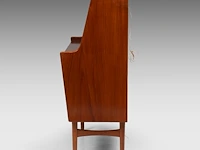 A vintage danish design teak secretary desk by anders wahl iversen, mid-century 109 x 85 x 44 cm. (42.90 x 33.46 x 17.32 in.) - afbeelding 8 van  10