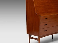 A vintage danish design teak secretary desk by anders wahl iversen, mid-century 109 x 85 x 44 cm. (42.90 x 33.46 x 17.32 in.) - afbeelding 10 van  10