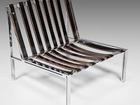 A vintage pair of kt221 black leather lounge chairs by kurt thut for teo jakob 67 x 70 x 75 cm. (26.37 x 27.55 x 29.53 in.) - afbeelding 13 van  14